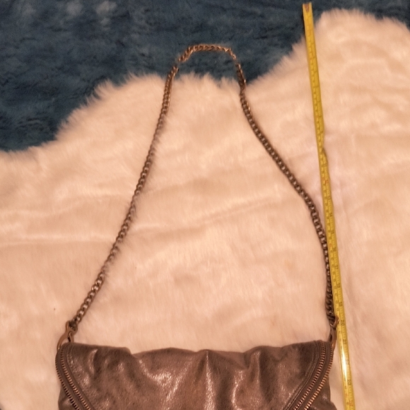 Matt & Nat Brass Chain Green/Kaki  Crossbody Bag - Picture 11 of 11